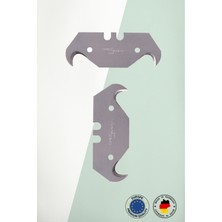 Lutz Blades Kancalı 10 Adet Maket Bıçağı Yedeği