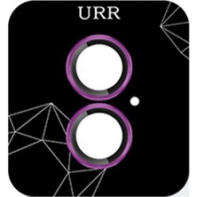 URR iPhone 16 3D Pvd Dioxide Kamera Lens Koruyucu Pembe