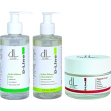 D-Line Arbutin ve Niacinamideli Pigment Krem, Tonik ve Yüz Yıkama Jeli Üçlüsü ile Canlı ve Eşit Bir Cilt!