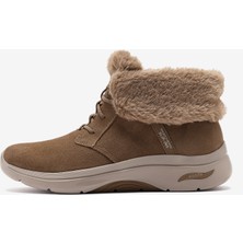 Skechers Go Walk Arch Fit 2.0 Boot - Cozy Rereat Kadın Kahverengi Kar Botu 144570 Brn