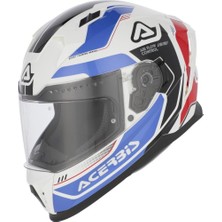 Acerbis X-Way Graphıc Kask Mavi Beyaz