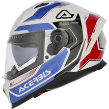 Acerbis X-Way Graphıc Kask Mavi Beyaz