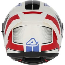 Acerbis X-Way Graphıc Kask Mavi Beyaz