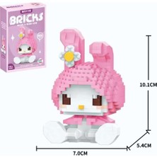 Bricks Hello Kitty - My Melody- Kuromi 3'lü Set Yapboz Puzzle Hobi Yapıtaşları