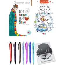 Domates Saçlı Kız ve 101 Deyim 101 Öykü Süleyman Bulut 2li Set