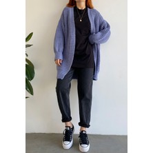 Reglanlı Indigo Selanik Hırka