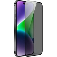 URR iPhone 16 Pro Max 3D Privacy Resin Edge Cam Ekran Koruyucu Siyah