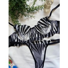 Andelina Black Swan Bralet Takımı