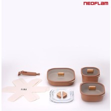 Neoflam Fika Comfort Terracota Tencere ve Tava Seti