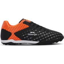 Slazenger CYCLE I Erkek Halı Saha Siyah / Turuncu Futbol Ayakkabısı