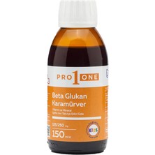 PRO1ONE Beta Glucan Kara Mürver Vitamin ve Mineral Içeren Sıvı Takviye Edici Gıda