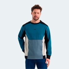 Slazenger VITALI Erkek Sweatshirt Petrol