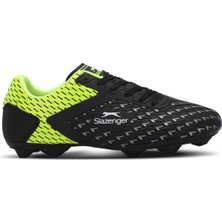 Slazenger CYCLE I Erkek Halısaha Futbol Kramponu Siyah / Yeşil