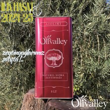 Olivalley 2024/25 İlk Hasat Premıum Soğuk Sıkım Naturel Sızma Zeytinyağı 5 lt