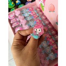 EyER Shoping Deniz Kızı Çocuk Ayarlanabilir Işıklı Yüzük