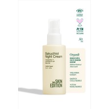 The Skin Edition Organik Bakuchiol Gece Bakım Kremi Peptid, Ceramide 50 ml