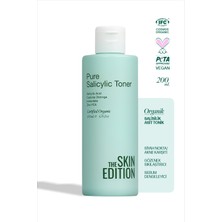 The Skin Edition Organik Salisilik Asit Tonik 200 Ml | Siyah Nokta, Akne Karşıtı, Gözenek Sıkılaştırıcı, Dengeleyici