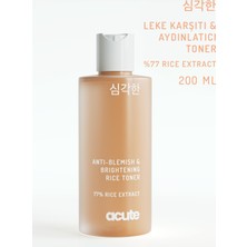 Acute Leke Karşıtı ve Aydınlatıcı Pirinç Özlü Tonik - Anti Blemish & Brightening Rice Toner