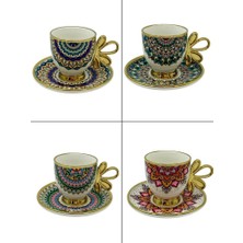 Roykıng Kante 6lı Kahve Fincan Takımı