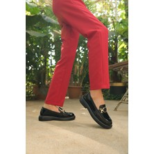 Mona Inna Kadın Hakiki Deri Oxford Ayakkabı