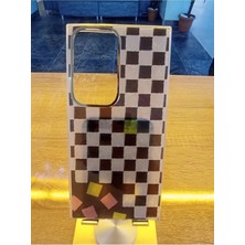 Lucek Cases Samsung Galaxy S24 Ultra Leopar Desen Hologramlı Kılıf Darbe Korumalı Kapak