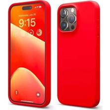 Lucek Cases Apple iPhone 15 Pro Max Uyumlu Içi Kadife Lansman Silikon Kılıf Şok Emici Koruma Sağlayan Kılıf