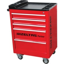 İzeltaş Partner Seri Takım Dolabı 5 Çekmeceli - 118 Parça