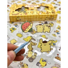 Kağıt Gemi Sanrio Karakter Pompompurin 20 Yaprak Pet Sticker 20 Yaprak Kağıt Sticker