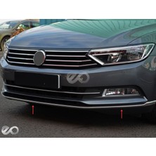 Ebal Oto Vw Passat B8 Krom Ön Tampon Çıtası 3 Parça 2014-2019 Arası Pçelik