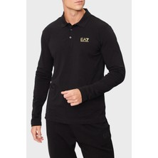Ea7 Streç Pamuklu Regular Fit Düğmeli Polo Yaka T Shirt Erkek Polo Yaka T Shirt 8NPF15 Pjvqz 0208