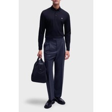 Boss  Pamuk Regular Fit Düğmeli Polo Yaka Sweat Erkek Polo Yaka Sweat 50523917 404