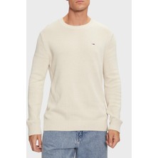 Tommy Jeans Pamuklu Regular Fit Bisiklet Yaka Kazak Erkek Kazak DM0DM18370 Acg