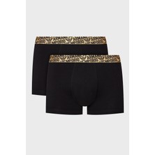 Emporio Armani Pamuklu Logo Lastikli 2 Pack Boxer Erkek Boxer 1112104 F5981 7020