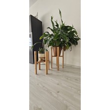 Ahşap Dekoratif Saksı Altlığı 2’li Ürün Ölçüleri: Yükseklik: 50-60 cm