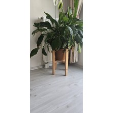 Ahşap Dekoratif Saksı Altlığı Tekli 50*30*30 cm