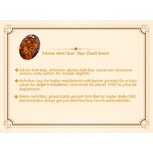 Tesbihane 925 Ayar Gümüş Püsküllü Arpa Kesim Mavi-Siyah Sıkma Kehribar Tesbih