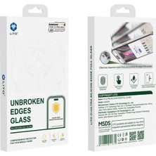 Lito D+ Ultra Silikon Kenar Privacy iPhone 16 Pro Max Ekran Koruyucu