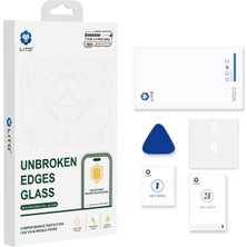 Lito D+ Ultra Silikon Kenar Privacy iPhone 16 Pro Max Ekran Koruyucu