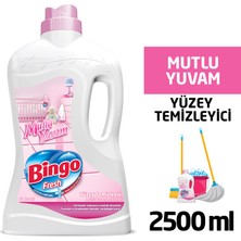 Bingo Fresh Yüzey Temizleyici Mutlu Yuvam 2,5 L 2'li + Bingo Soft Konsantre Yumuşatıcı Manolya 1440 ml 2'li