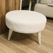 Perlasee Peluş Dekoratif Puf - Şıklık Ve Konfor Bir Arada