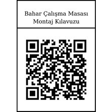 Setay Üniteli Bilgisayar Masası, Bahar Çalışma Masası - Ceviz