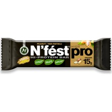 N'fest Yer Fıstıklı Yüksek Protein Bar 50 gr Kutu 12 x 8