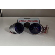 Nesa Otomotiv Anti Far LED Lamba Mavi Krom
