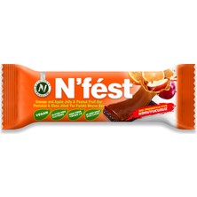 N'fest Jöleli Meyve Bar Portakal ve Elma Yer Fıstıklı 40g x 12 Adet