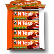 N'fest Jöleli Meyve Bar Portakal ve Elma Yer Fıstıklı 40g x 12 Adet