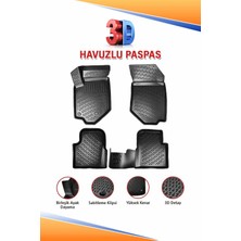 Pikas Peugeot 2008 2019 3D Siyah Havuzlu Paspas 8682578002680, Oto Cam Şampuan Hediye