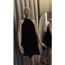 Butik Gevşek Kolsuz Mini Elbise, Bahar ve Yaz Için Rahat Elbise, Kadın Giyim