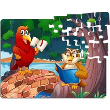 Kelebek Oyuncak Akıllı Kuşlar 48 Parça Puzzle