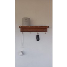 MRM WOOD MARMARASAUNA Ahşap Duvar Rafı Anahtarlık