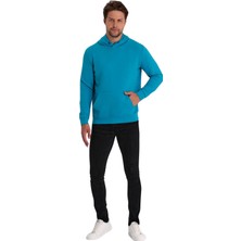 Yakamor Erkek Kapşonlu Kanguru Cepli Sweat